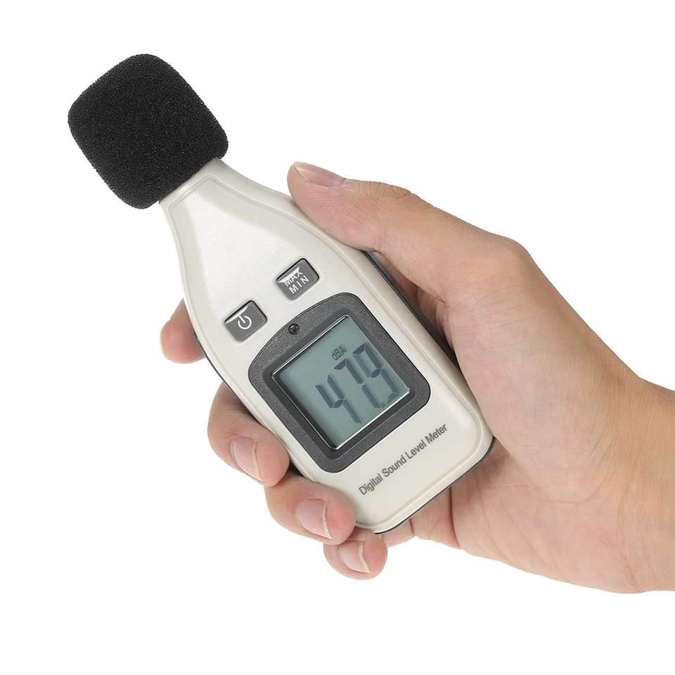Zyj Digital Sound Level Meter 30-130dB Data Logger Sound Level Noise Decibel Diagnostic Tool Environment Decibel Tester