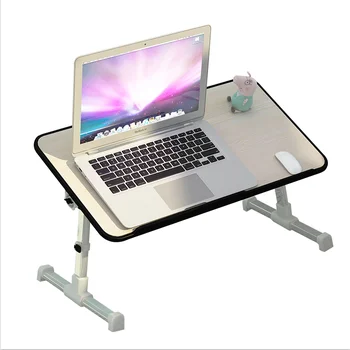 

Multifunction Folding Table Computer Table Simple Household Bedroom Lazy Table College Dormitory Adjustable Height Notebook