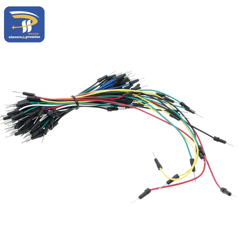 

Jumpers Kit Cable Pack Protoboard Solderless Breadboard Jumper Wire Board Cable Kit Module Jumper Wires 65pcs/set