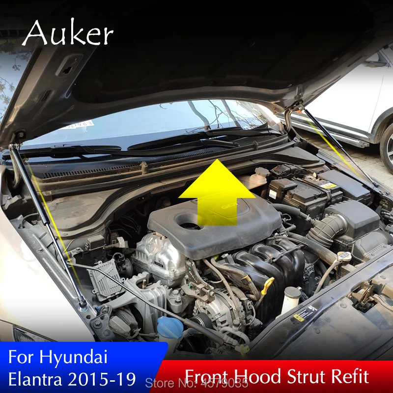 

Car Hood Cover Support Lifter Shock Bracket Strut Bars Rod for Hyundai Elantra AD 2015-2019 Avante Super Elantra Car-styling