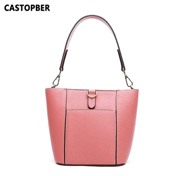 

Women Shoulder Bag Luxury Designer Genuine Leather Cowhide Tote Crossbody Handbags Fashion Ladies Bags High Quality Famous Brand