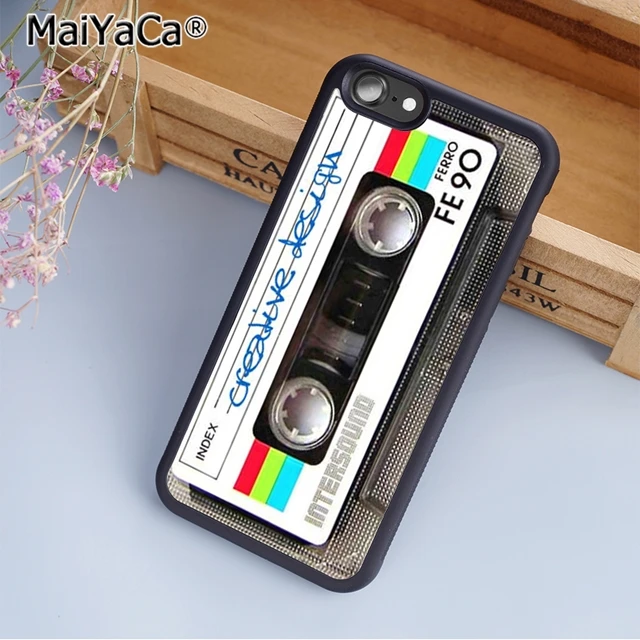

MaiYaCa Cool Cassette Style Phone Case Cover for iPhone 5 5s SE 6 6s 7 8 X XR XS max samsung galaxy S5 S6 S7 edge S8 S9 Plus
