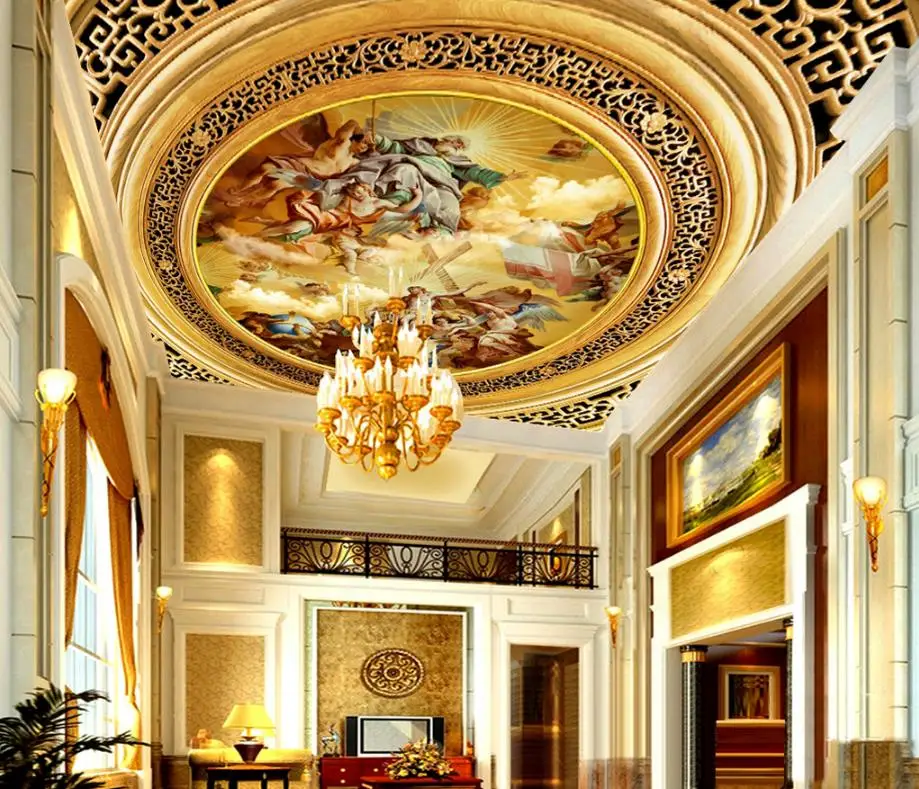 

Custom 3d mural 3d ceiling wallpaper Living Room Bedroom wallpaper for walls 3d character wall paper rolls