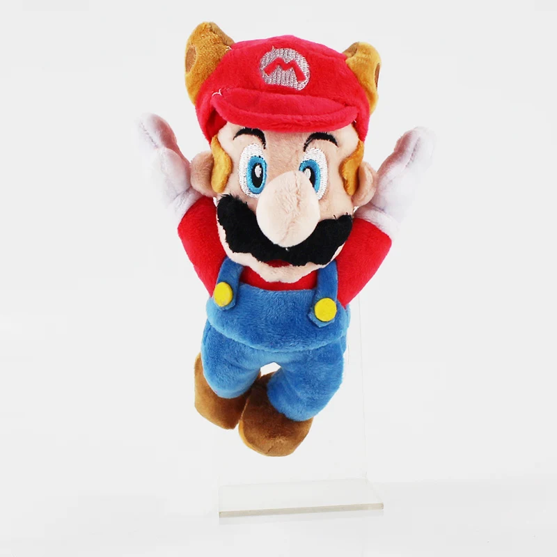white tanooki mario plush