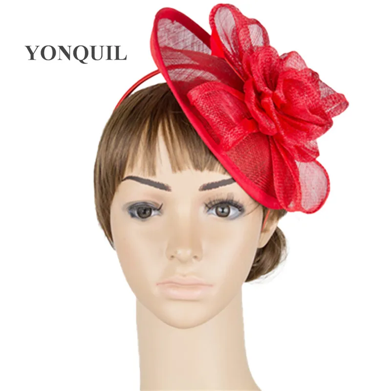 Высокое качество женские элегантные модные вуалетки шляпы головные уборы Свадебные аксессуары для волос женские события millinery fedora hat MYQ028