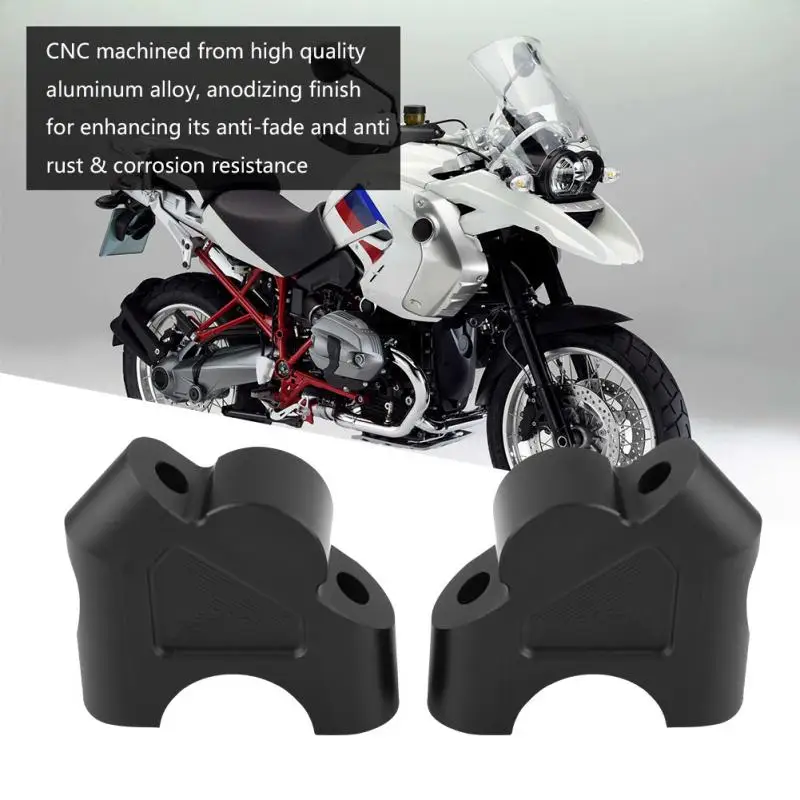 Руль мотоцикла Riser ЧПУ Алюминий на руль мотоцикла или стоячий зажим высота до адаптеры для BMW R1200GS LC ADV
