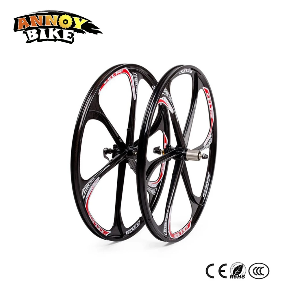 Sale 2PC 26 inch Bicycle mountain bike one wheel bearing wheel magnesium alloy Disc Brake wheels 3