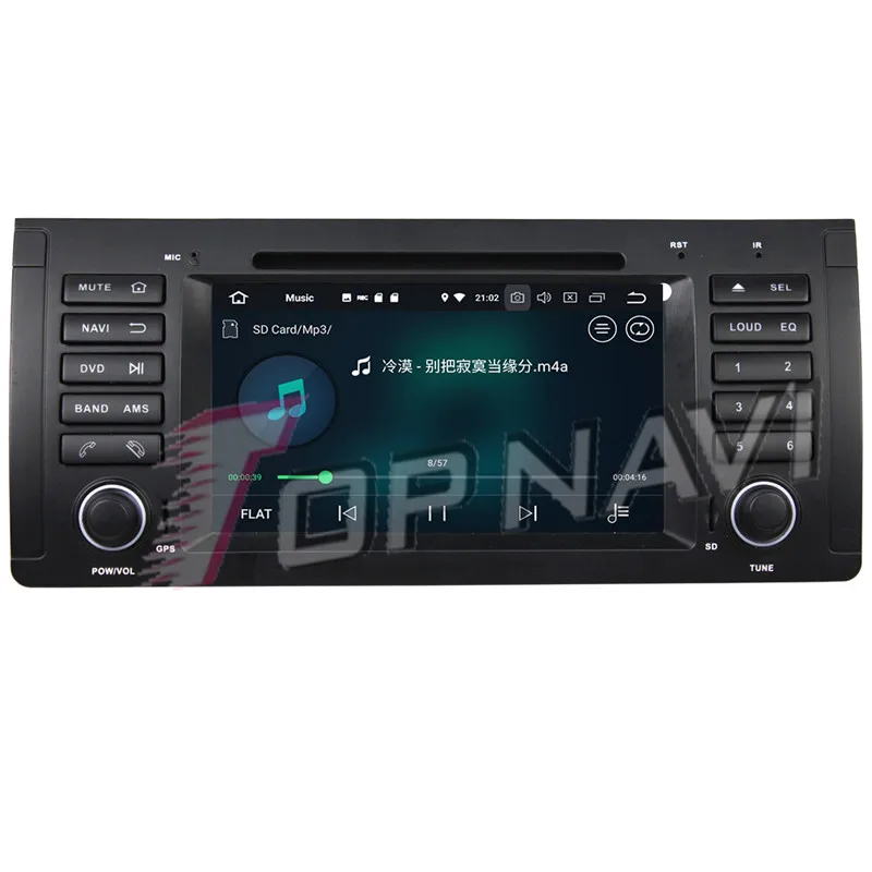Topnavi Octa Core Android 9 0 Автомобильный GPS навигатор для BMW M5 E39 (1995 2003) X5 E53 (2000 2007) DVD