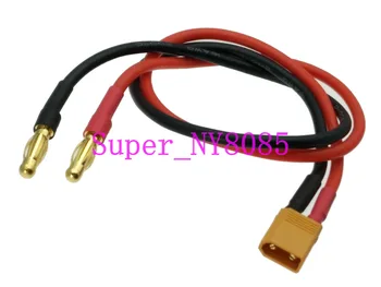 

Charge Cable Lead Male Mini XT30 to 4mm Banana Accucel Imax etc Charger