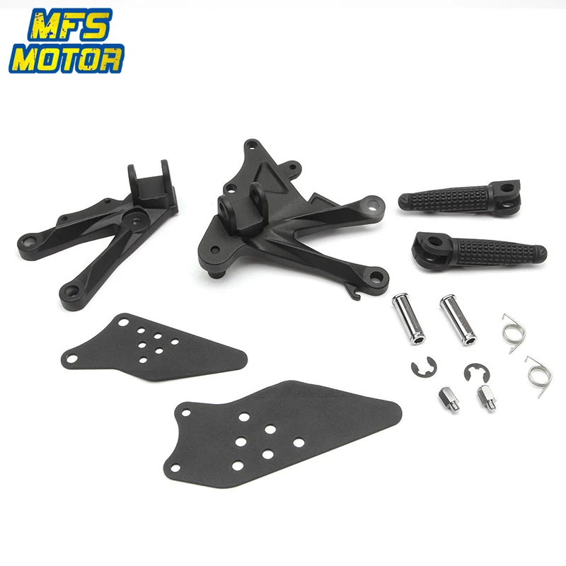 Front Rear Passenger Foot Pegs For Kawasaki ZX6R ZX10R Bracket