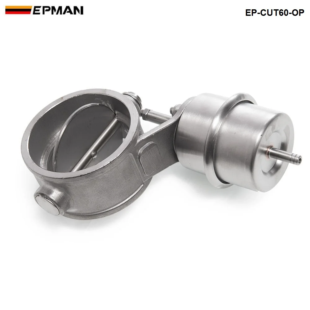 NEW Vacuum Activated Exhaust Cutout / Dump 60MM Open Style Pressure