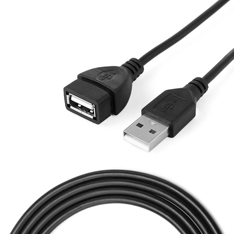 0,6 м 1 м 1,5 м 3 5 м USB 2,0 мужчин и женщин USB удлинитель кабеля провода супер скорость синхронизации данных кабель для ПК клавиатуры ноутбука