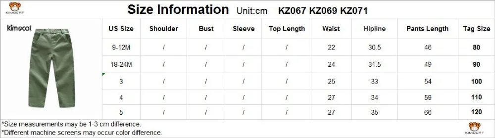Kimocat/длинные штаны, одежда для маленьких мальчиков, весенне-осенние леггинсы, штаны для мальчиков, хлопковые детские штаны для мальчиков