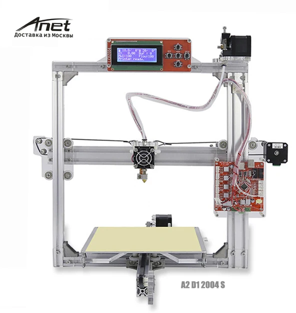 

New high precision 3d printer Anet A2 2004 black/ whitd DIY kit and 8GB microSD  Moscow Service Office is guaranteed for 1 year
