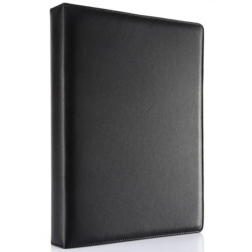 Compare Prices On Office Supplies Portfolio Online Ping Fashion Style Business Office Supplies Colorful Leather 4 Ring Binder Files Folder Travel Portfolios Black