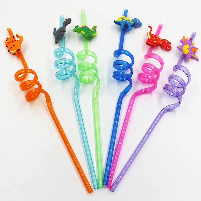 

6pcs Dinosaur Party Decorations Drinking Straws Wedding Decorations Baby Shower Decorations Adult Kids Festival Party Supplies