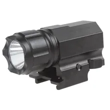 Tactical Gun Flashlight 200 LM CREE LED Torch Pistol Handgun Torch Light Lamp Optic with Mount for Hiking Camping Hunting Sports