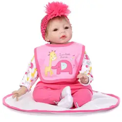 Моделирование Reborn Baby Doll новорожденных милые высокой Класс мягкий силиконовый реалистичные ткань для тела кукол родителей игрушки подарок
