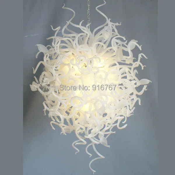 

Free Shipping UL/CE LED Bulb Art Decor Pendant White Colored Round Glass Ceiling Light Covers