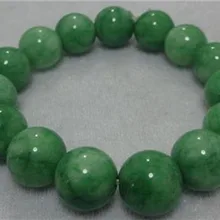 6-16 мм натуральный, красивый, зеленый жадеитовый браслет зеленая наручная цепочка 2 шт серебряные свадебные женские украшения