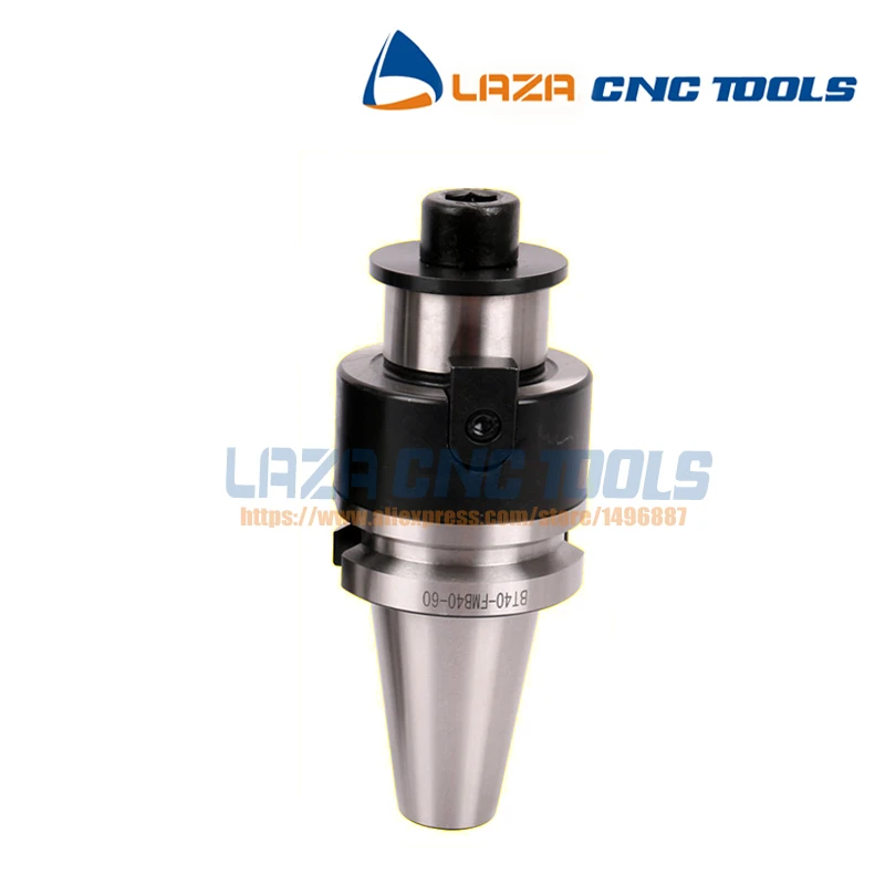 BT40 FMB40 60L Face Mill Shell Arbor,40mm Mill Holder for CNC Milling