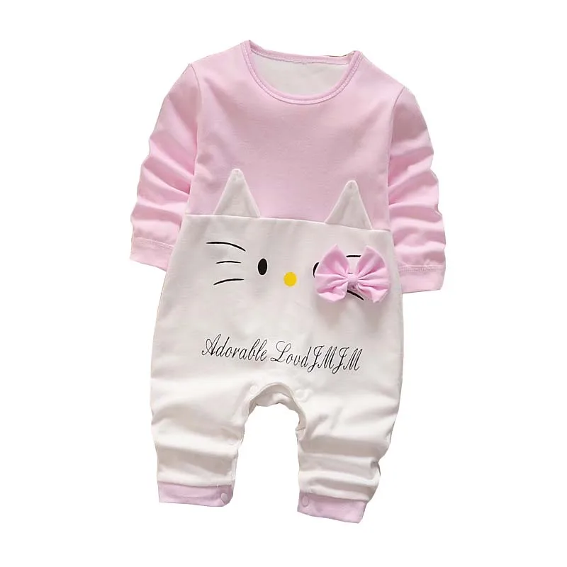 

Baby Rompers Spring Baby Girls Clothing Cartoon Newborn Baby Clothes Roupas Bebe Long Sleeve Baby Boys Clothes Infant Jumpsuits