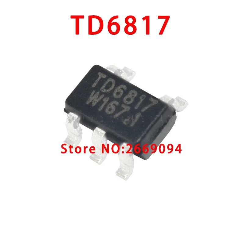TD6817 6817 новый оригинальный синхронный бак-регулятор 1 5 МГц 2 а чип бак IC SOT23-5 |