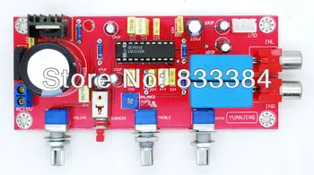 

1PC LM1036 Tweeter Bass Volume Adjust DIY Amplifier Tone Assembled Board