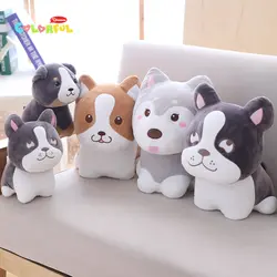 1 шт. 25 см/40 см Kawaii Husky, бульдог, Foxhound, поюшевый корги игрушки, креативная имитация Щенка Плюшевые куклы, детские игрушки Рождественский