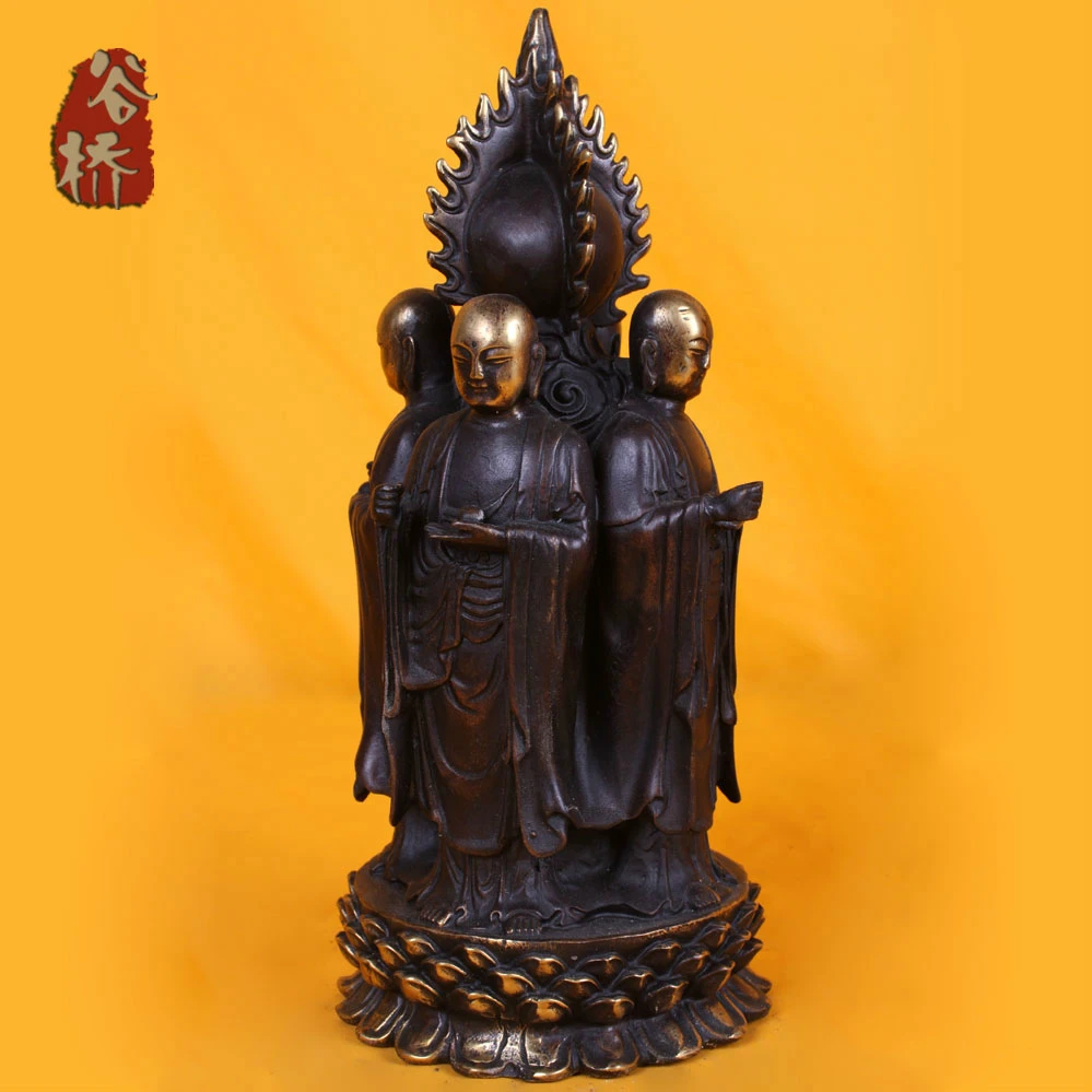 

Bronze sculpture, crafts ksitigarbha bodhisattva buddha handmade bronze sculpture, decoration