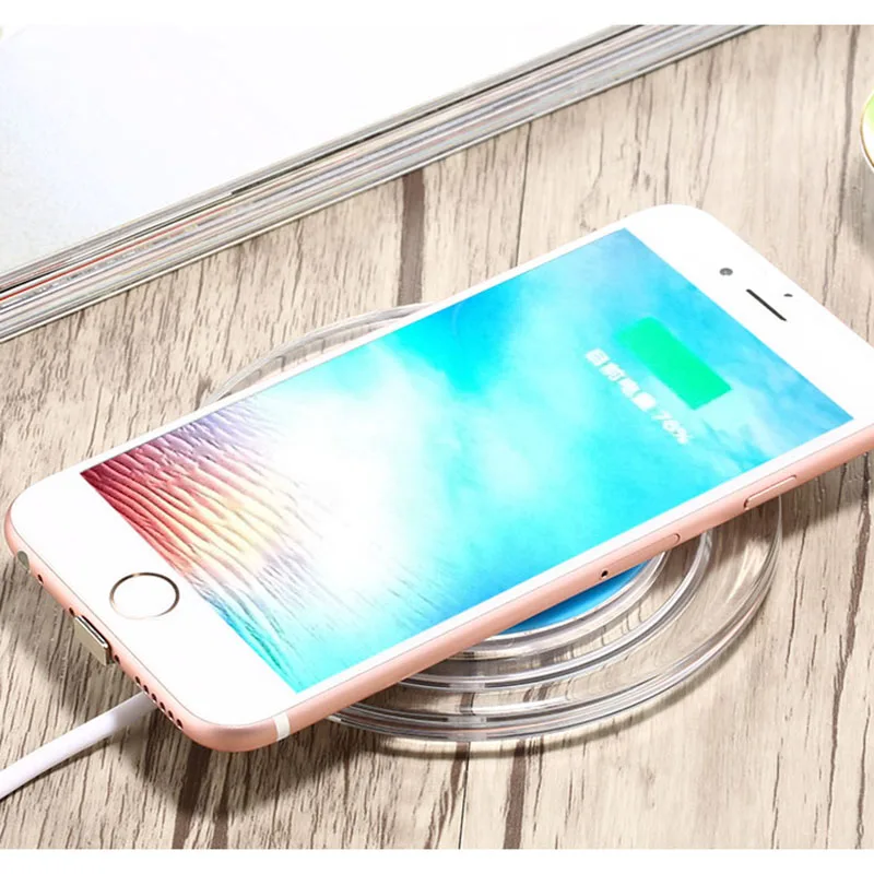 QI Беспроводное зарядное устройство для samsung S10 S9 plus S8 S7 edge note 9 8 iphone XR XS max X 7 6s