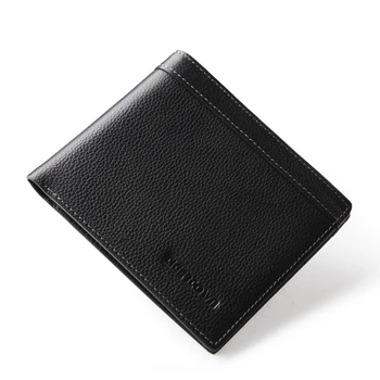 

TIGERTOWN New Men's Genuine Leather Real Top Cowhide Business Handbag Wallet Money Clutch Slim Short Hand Bag Purse Card Holders