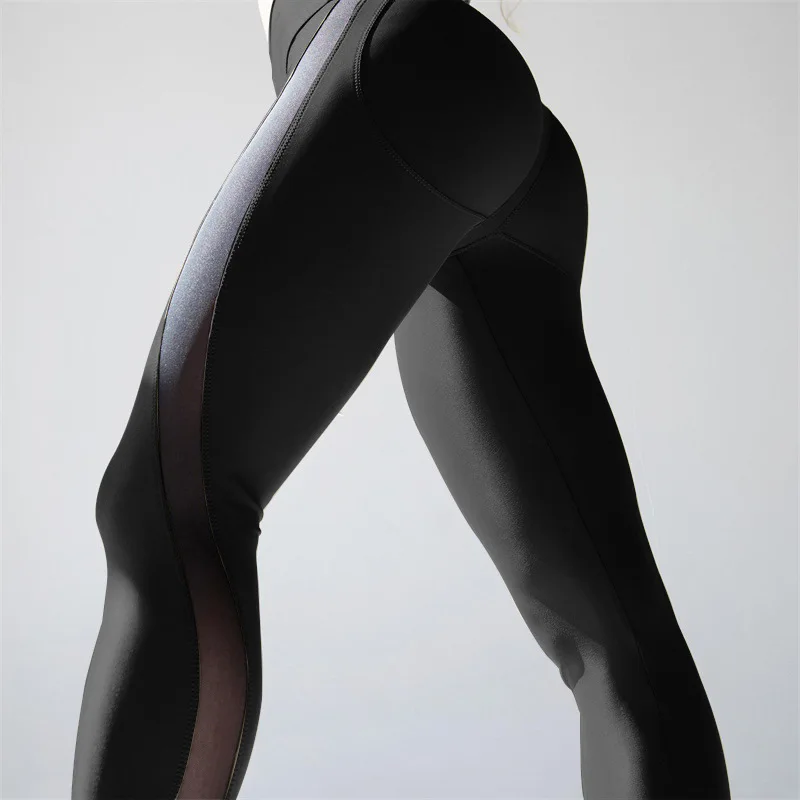 Solid Booty Up Sports Legging Womens Compression Thigts M Line Butt 