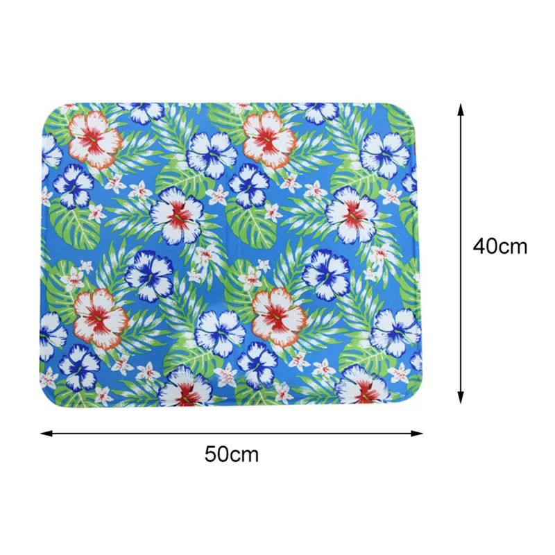 Летняя гелевая охлаждающая Подушка охлаждающий матрасик для питомца не скользящая не вредящая для кожи нетоксичный питомник для собаки кошки оставаться охлаждающим во избежание перегрева - Цвет: BS