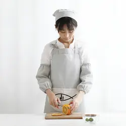 WHISM элегантное платье для кухни Комплекты водонепроницаемый маслонепроницаемый хлопковый передник длинные нарукавник печь перчатки