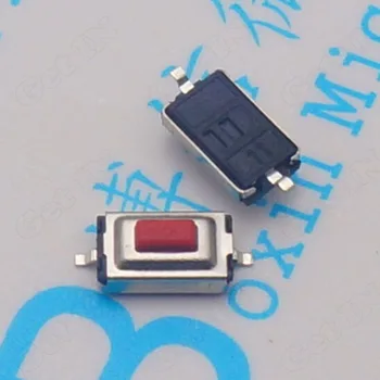 

50pcs 3*6*2.5mmmm High Temperature Resistence Red SMD Tactile Push Button Switches 2Pins Tact Switches Buttons