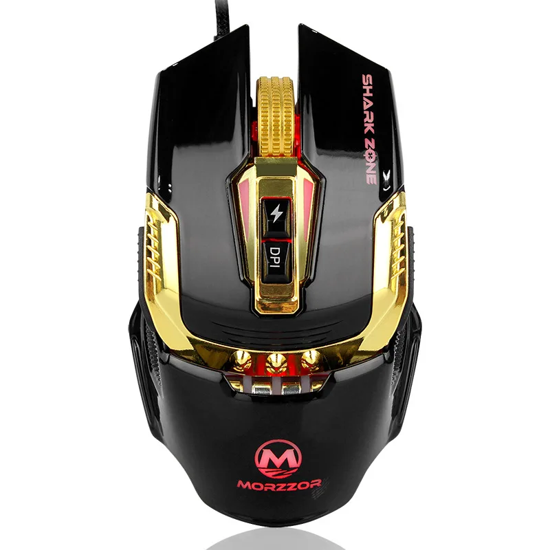 Wired Gaming Mouse Macro Programmable Optical Gaming Mouse RGB Light High Quality Brand Game Mouse 3200 DPI photo