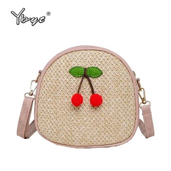 

2019 Casual Round Straw Shoulder Bag Beach Small HandBags Summer Style Women Messenger Crossbody Bags Hotsale Ladies Beach Bag