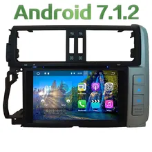 Quad Core 8” Android 7.1 2GB RAM 4G Multimedia Car DVD Player Stereo Radio GPS for Toyota Lander Cruiser Prado 150 2010-2013