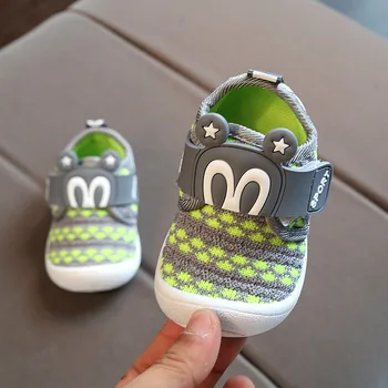 

2019 Autumn New Baby Shoes Soft Sole Girls Boys Children Sneakers Sound Kids Casual Rubber Shoes 0-1/1-3years