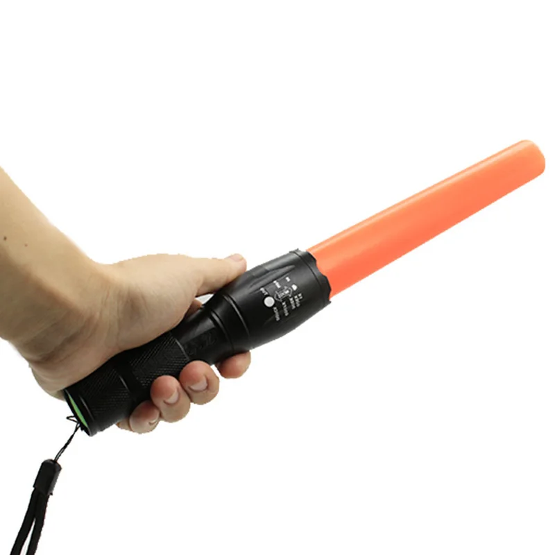 

Police Linternas Cree XML T6 2300LM Tactical Led Flashlight Adjustable Military Lantern Traffic Baton Stick Light 18650 Battery
