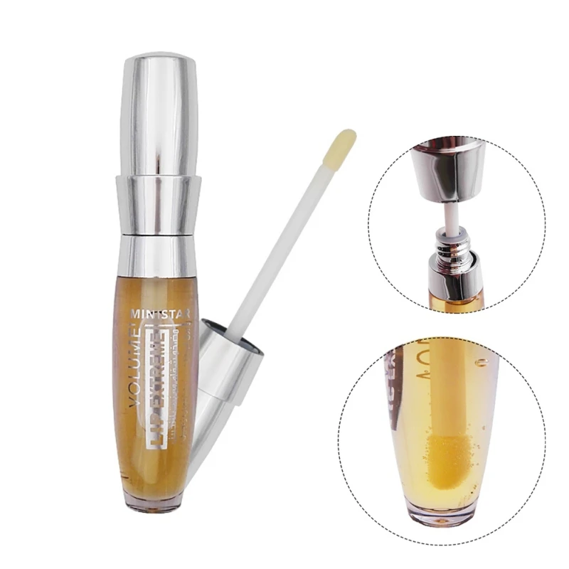 3D Long Lasting Sexy Moisturizing Lip Waterproof Big Transparent Lip Gloss Makeup Color Plumper Extreme