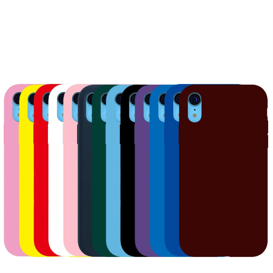 

For iPhone 6 6s 7 8 X Plus XR Simple Solid Color Ultra-Thin Soft TPU Matte Case for 4.0 / 4.7 / 5.5 / 5.8 inches
