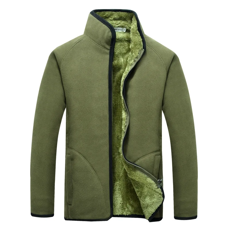 Походные куртки длинные флисовые уличные флисовые мужские сохраняющие тепло свободные пальто внутренний пузырь мягкая оболочка бархатный свитер