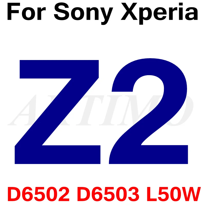 2 шт передняя+ задняя 9H Премиум Закаленное стекло крышка для sony Xperia Z Z1 Z2 Z3 Z4 Z5 Compact M4 M5 Aqua двойная защита экрана пленка - Цвет: Z2