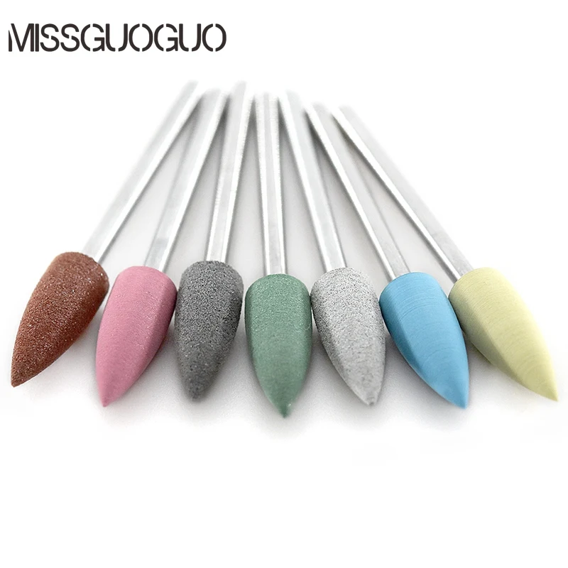 Rubber Nail Drill Bit Manicure Drill Nail Art Tools Hot Selling Manicure Drill Tools Nail Equipment Different Style Drill Bits 2
