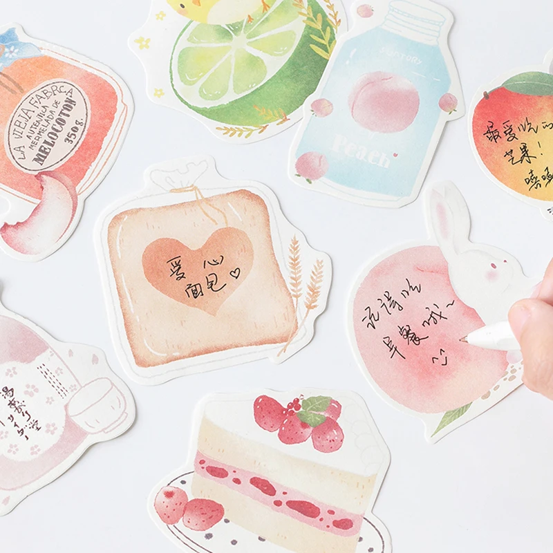 

30pc/bag Delicious food serie memo pad paper post notes sticky notes notepad stationery papeleria school supplies kids gift