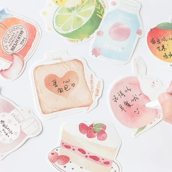 

30pc/bag Delicious food serie memo pad paper post notes sticky notes notepad stationery papeleria school supplies kids gift