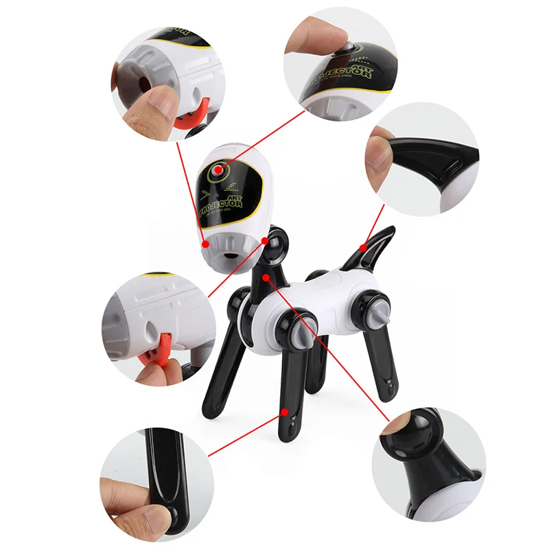 1 Pcs Children Kids Painting Projector Drawing Learning Chirstmas Birthday Gift YJS Dropship