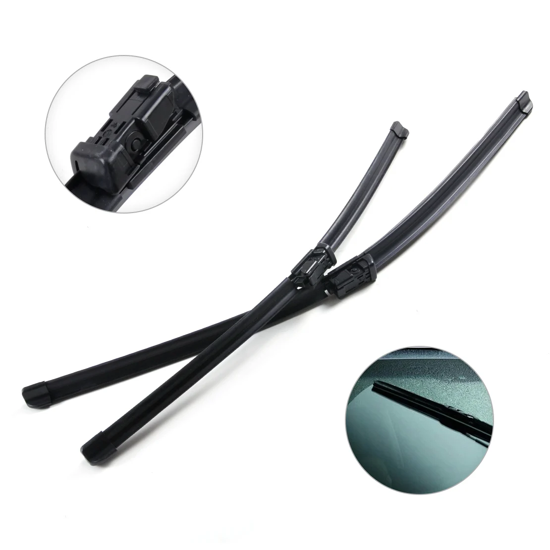 dwcx 24 quot 20 quot frameless steel rubber rain window windshield wiper blade for audi a5 q5 bmw x5 dwcx 24 quot 20 quot frameless steel rubber rain window windshield wiper blade for audi a5 q5 bmw x5